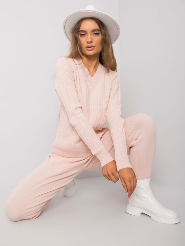 Light pink knitted set Savi RUE PARIS