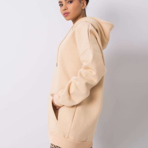 Beige kangaroo sweatshirt Courtney RUE PARIS