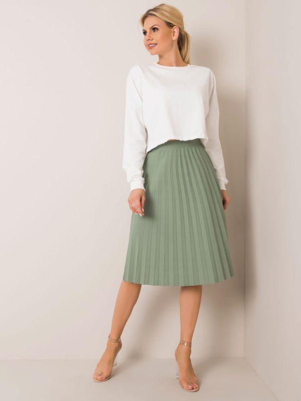 Light green skirt Irene RUE PARIS