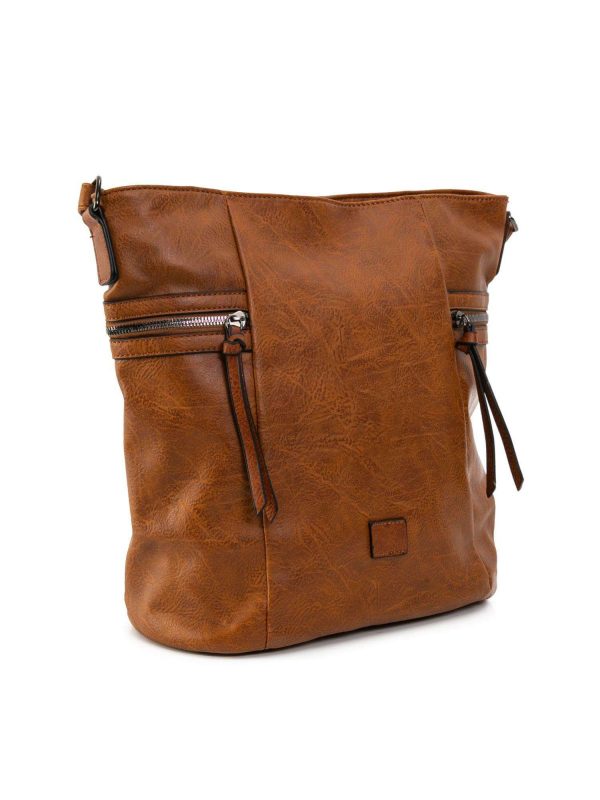 Brown Large Eco Leather Bag