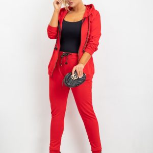 Red plus size set Ottilie