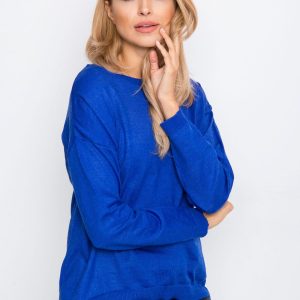 RUE PARIS Cobalt Sweater Omega