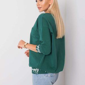 Dark green Charliza sweatshirt