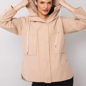 Beige transitional jacket Casillia RUE PARIS