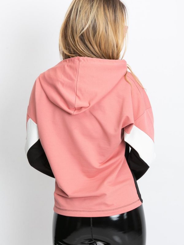 Pink and black Dignity sweatshirt