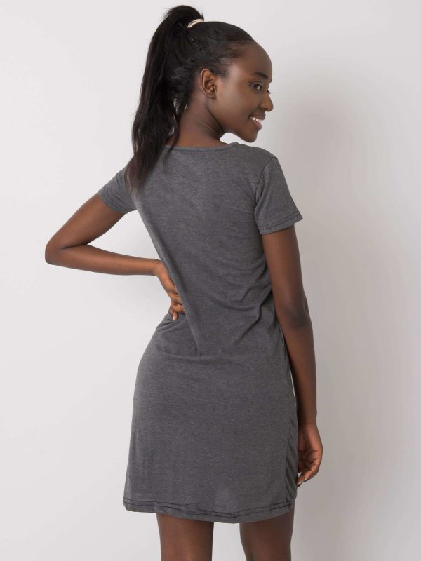 Women's Graphite Cotton Nightgown