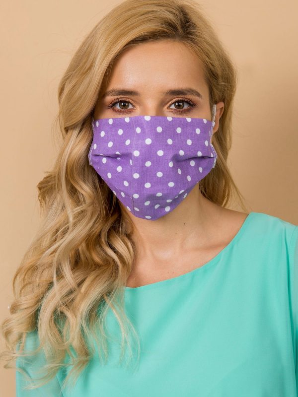 Purple reuse protective mask