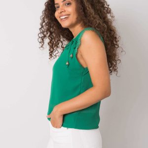 Green Sapphire Lace Top