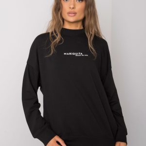 Black sweatshirt with print Carissa