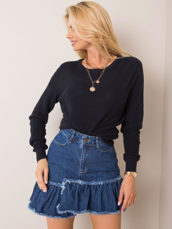 Dark blue skirt Sheryl RUE PARIS