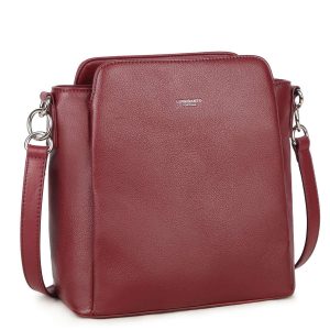 Maroon women's bag LUIGISANTO