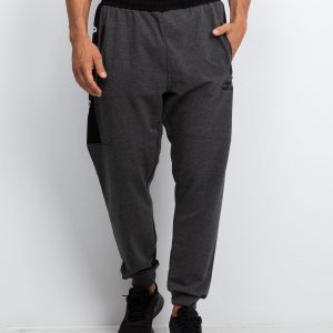 TOMMY LIFE Dark Grey Plus Size Men's Tracksuits