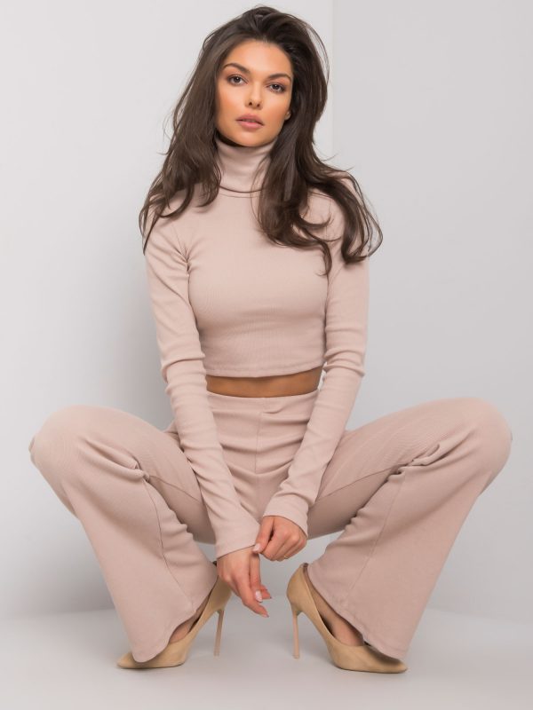 Light beige set with trousers Juberri RUE PARIS