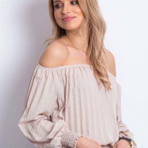 Beige blouse Inside