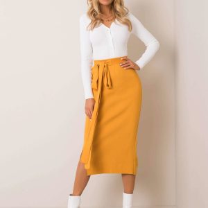 Mustard skirt Venice RUE PARIS