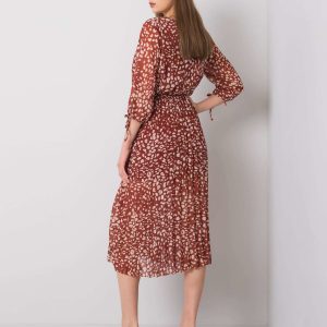 Brick dress with Kaia print