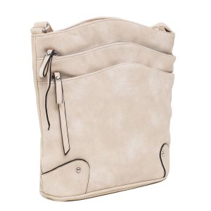 Light beige eco leather bag