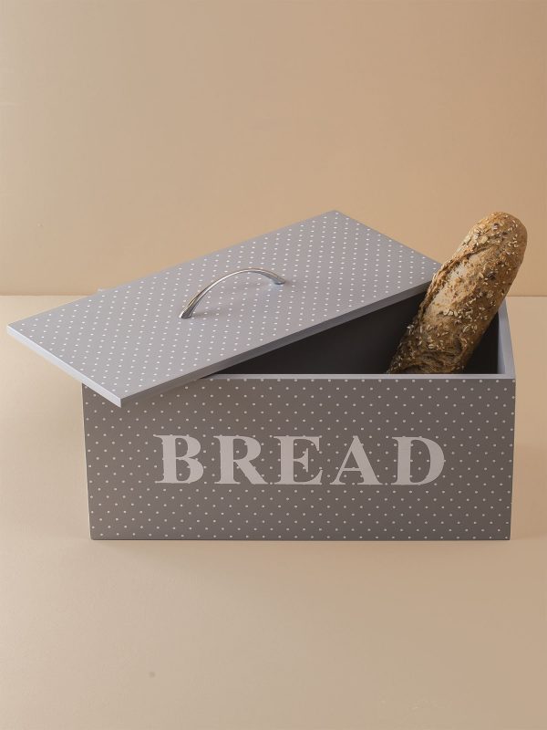 Grey Bread Container