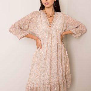 Beige dress Arcelia