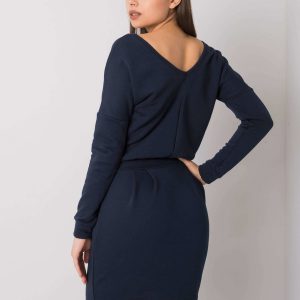 Navy blue dress Kloe RUE PARIS