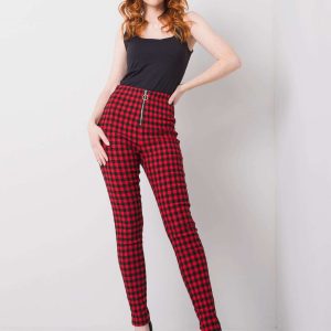 Red-black Willow fabric pants