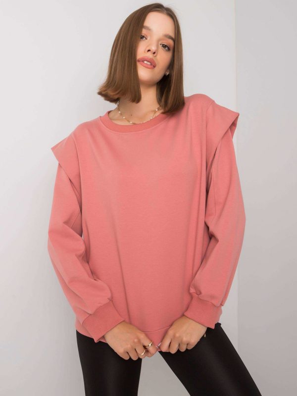 Sabra Dirty Pink Cotton Sweatshirt