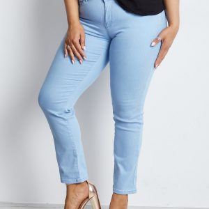 Light blue plus size pants Principles