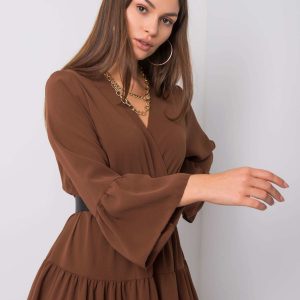 Brown Rinna Dress