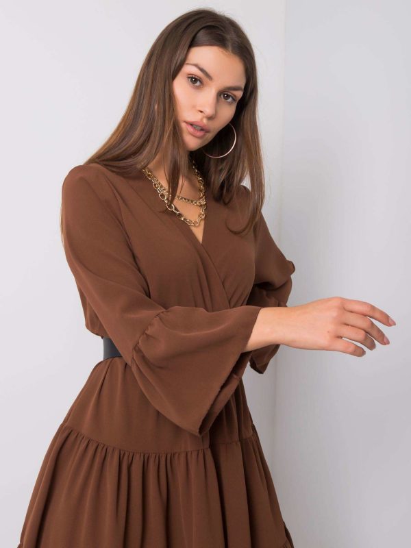 Brown Rinna Dress