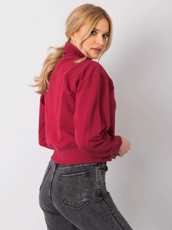 Burgundy sweatshirt Vivian