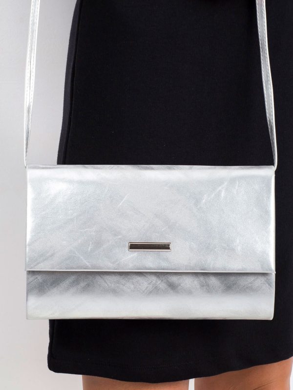 Silver eco leather mailcase