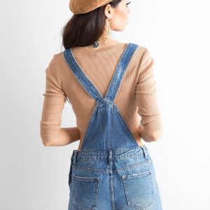 Blue dungarees Above