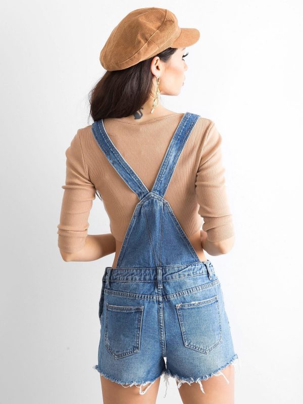 Blue dungarees Above