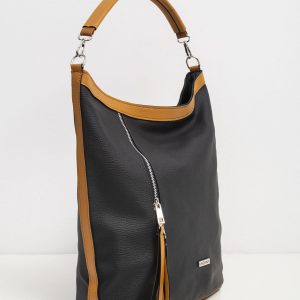 Black women's city bag