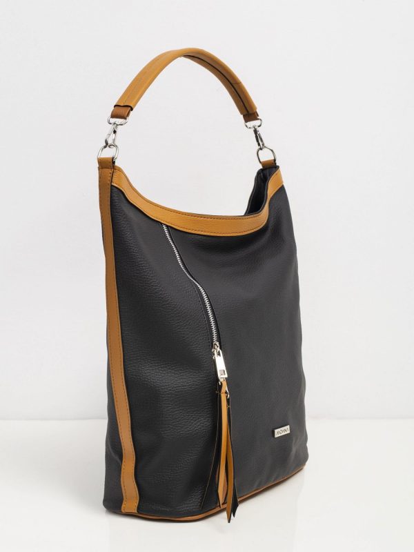 Black women's city bag