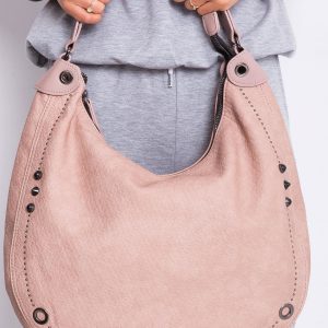 Dirty pink hobo bag