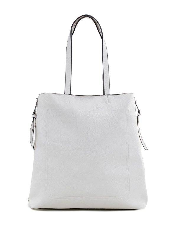 White eco leather bag