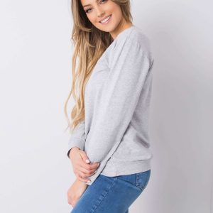 Grey sweatshirt with Darla applique