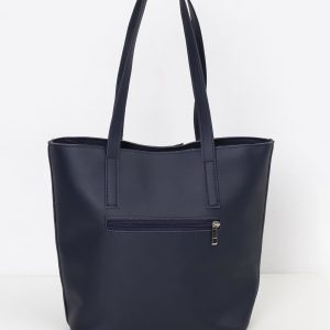 Navy blue shopper bag