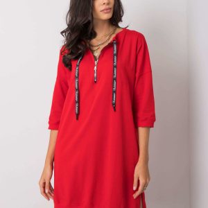 Earnestine Red Casual Dress