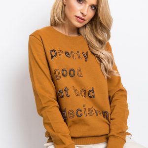 RUE PARIS Brown Risky Sweatshirt