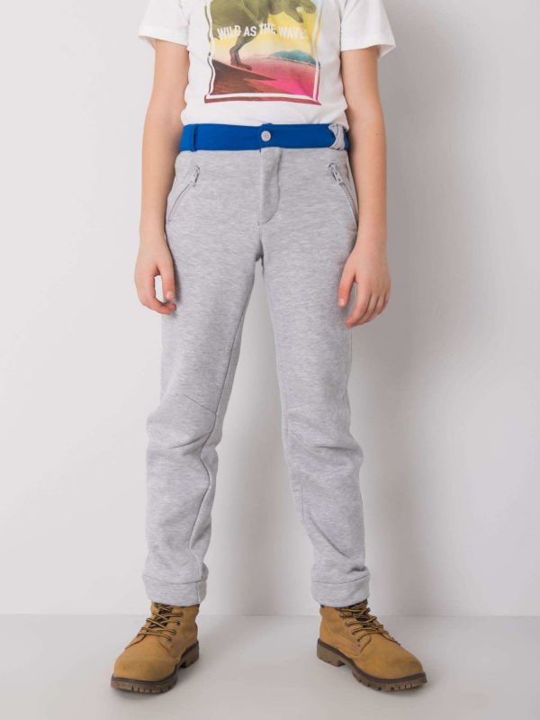 Gray sweatpants for boy DODO KIDS