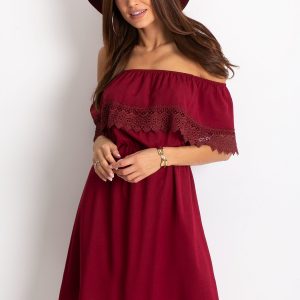 Burgundy dress Serenity