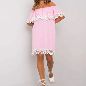 Pale Pink Spanish Dress with Lee Lace