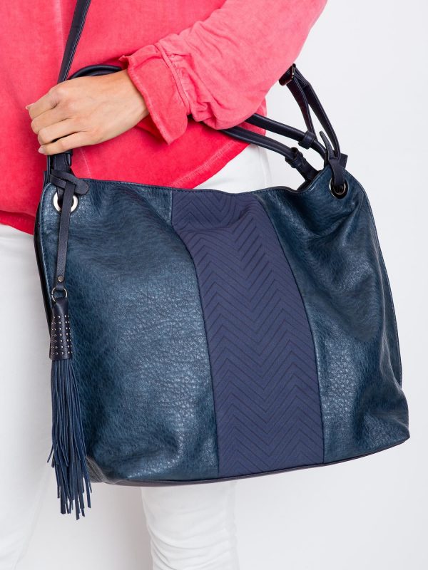 Navy blue women's bag