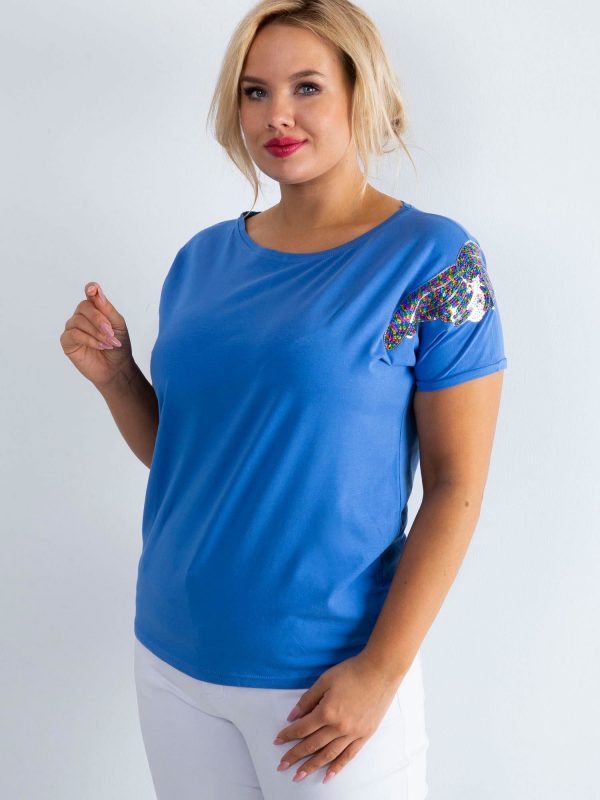 Blue T-shirt Magically PLUS SIZE