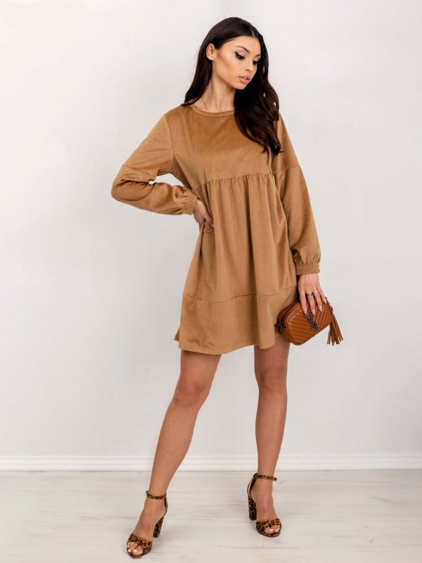 RUE PARIS Dark beige dress Viance