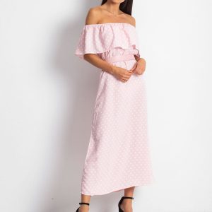 Pale Pink Droping Dress