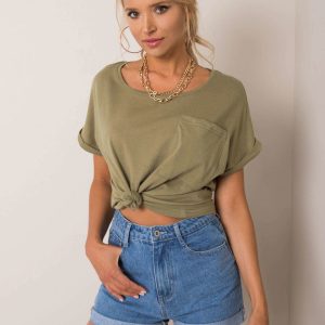 Khaki t-shirt Shanon DON'T YOU KNOW ME