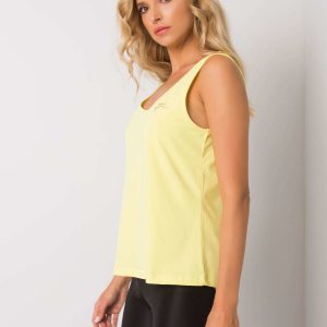 Yellow women's top Teliana FOR FITNESS